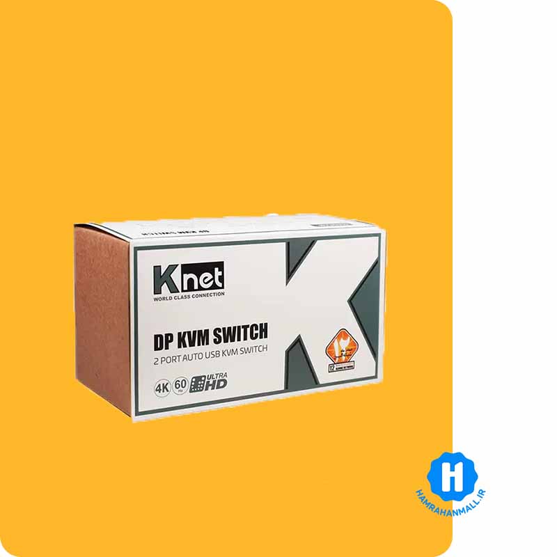 سوییچ 2 پورت KVM کی نت پلاس مدل KP-SWKV002