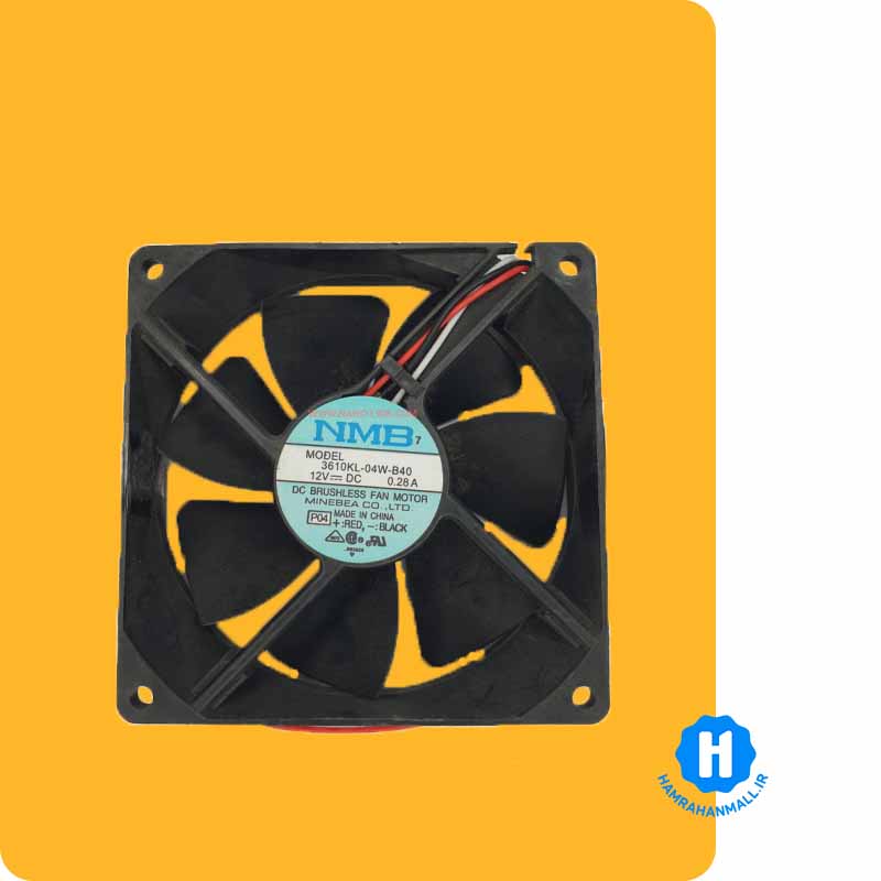 فن 12 ولت 0.28 آمپر سایز 2.5*9*9