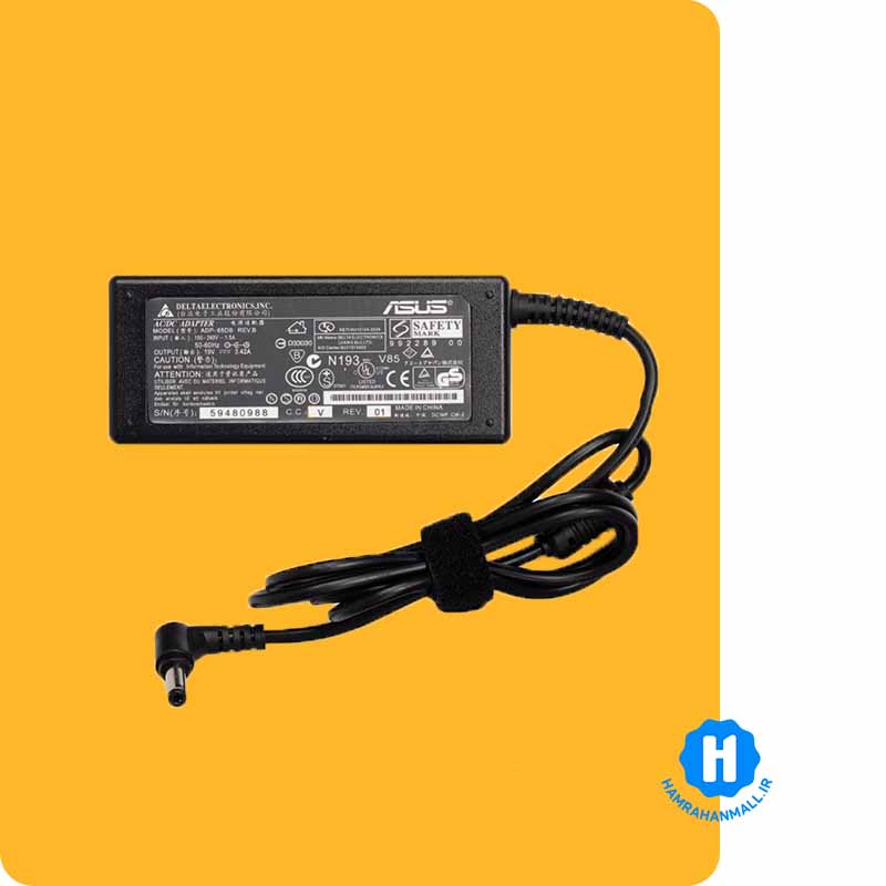 شارژر لپ تاپ ایسوس 19 ولت 2.37 آمپر مدل ADP-65DB