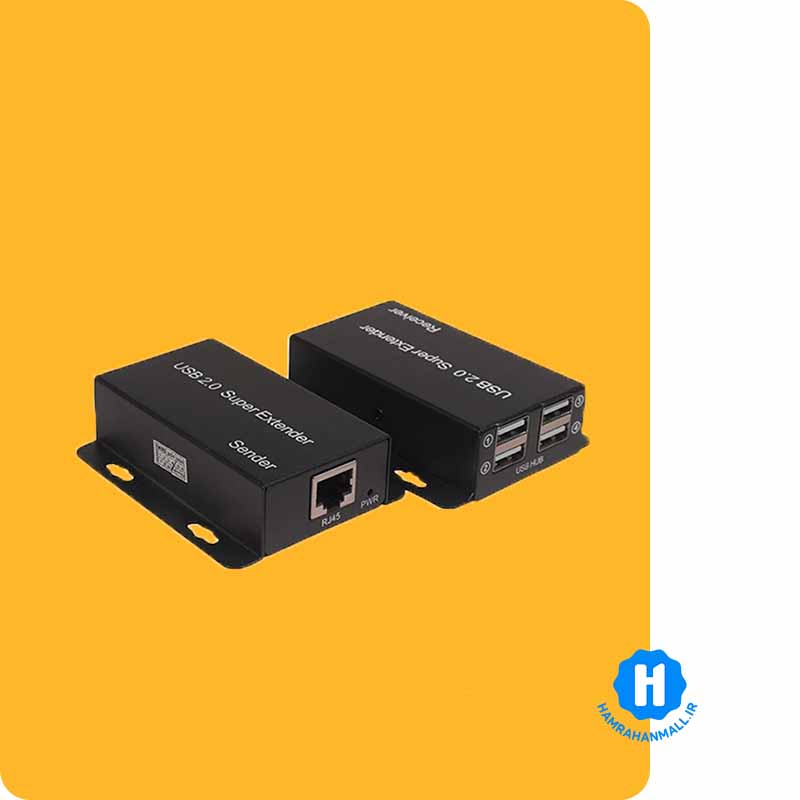 اکستندر 60 متری USB کی نت مدل K-EXUSB060 دارای 4 خروجی USB