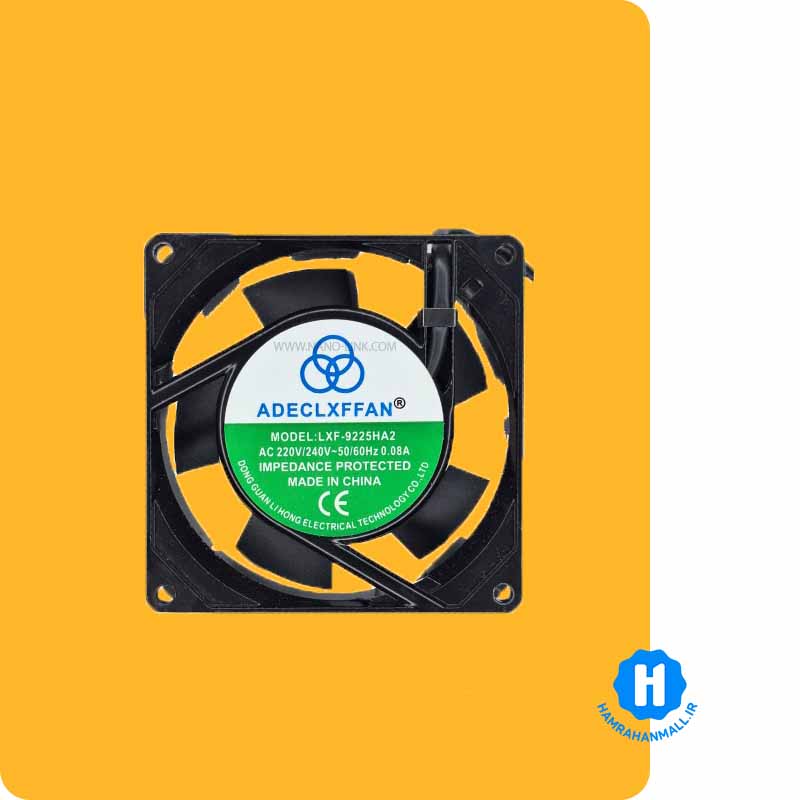 فن 220 ولت بلبرینگی سایز 15*17