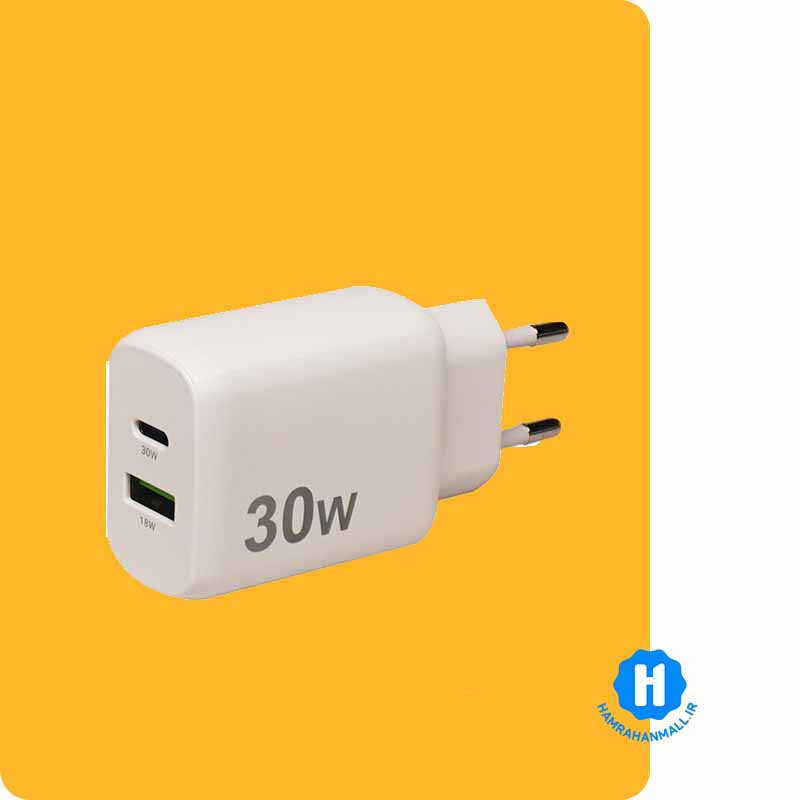شارژر دیواری 30w کی نت K-WCUAUC30W