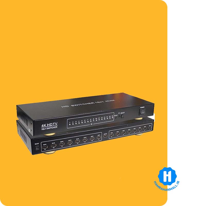 سوئیچ 16 پورت HDMI ورژن 2 کی نت مدل K-SWHD2016