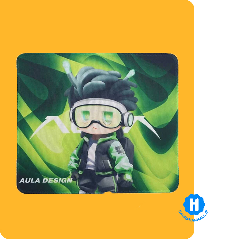 پد موس گیمینگ AULA MP-W 30*25cm FOREST
