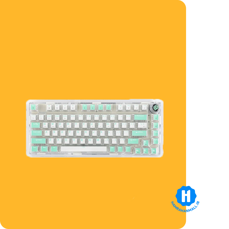 کیبورد گیمینگ سیم دار، وایرلس و بلوتوثی AULA K81 Mechanical سوئیچ سفید