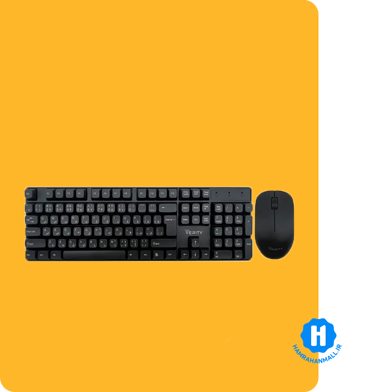 ست ماوس و کیبورد وریتی V-KB6141W بی سیم