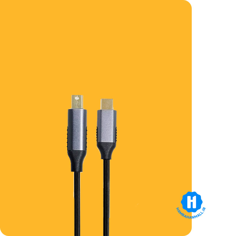 کابل تبدیل Type-C به Mini DP کی نت مدل K-CUCMMDP18 طول 1.8 متر