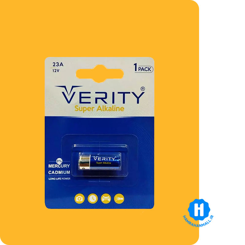 باتری ریموتی وریتی مدل VERITY 23A Super Alkaline