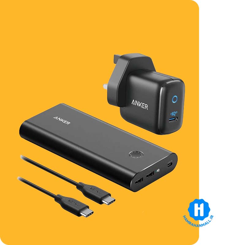 پاوربانک انکر مدل B1376 ظرفیت 26800 میلی آمپر ساعت