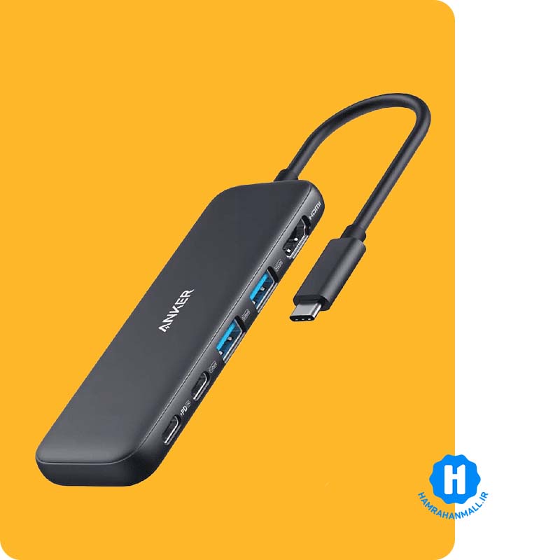 هاب 5 پورت USB-C انکر مدل Powerexpand A8355