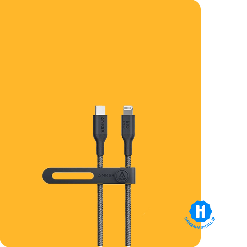کابل نسل پنجم انکر Anker USB-C to Lightning 3ft مدل A80B5