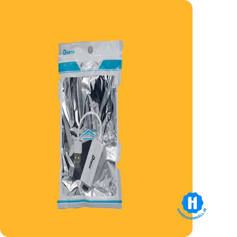 کارت شبکه USB 2.0 با سرعت 10/100Mbps