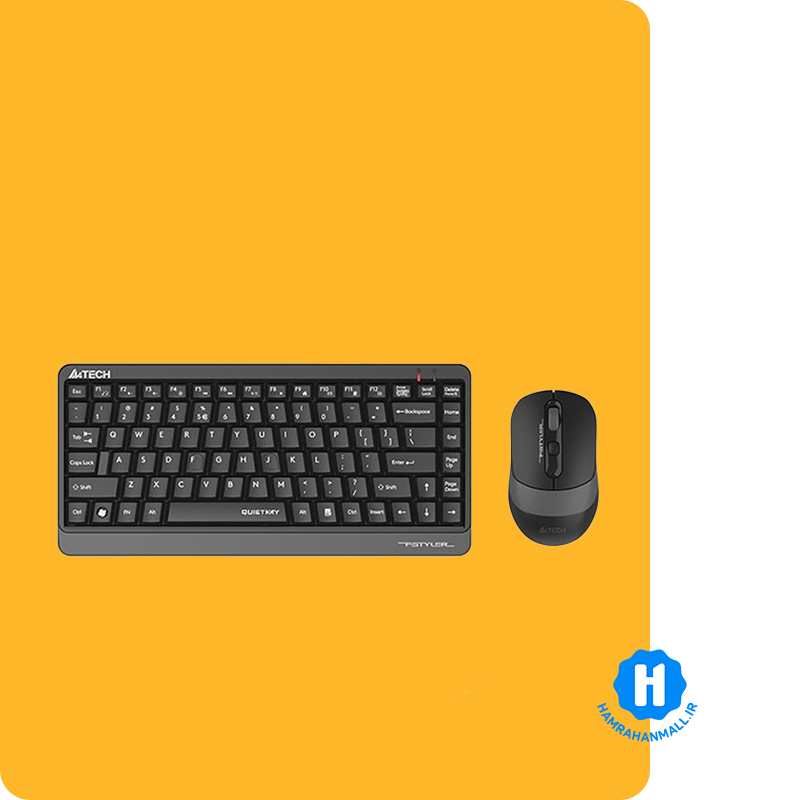 کیبورد و ماوس بی سیم ای فورتک مدل FG1110