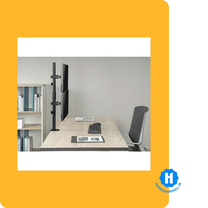 پایه نگهدارنده دو مانیتور ارگو مدل WLA023-BCD