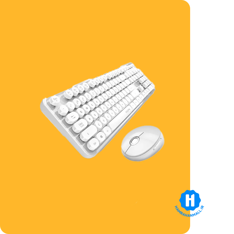 کیبورد و ماوس بی سیم مافی مدل MOFII SWEET PURE