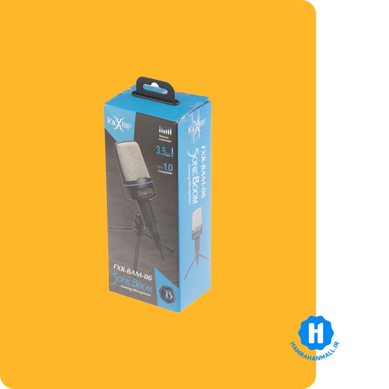 میکروفون رومیزی فاکس ری مدل SONICBOOM کد FXR-BAM-06