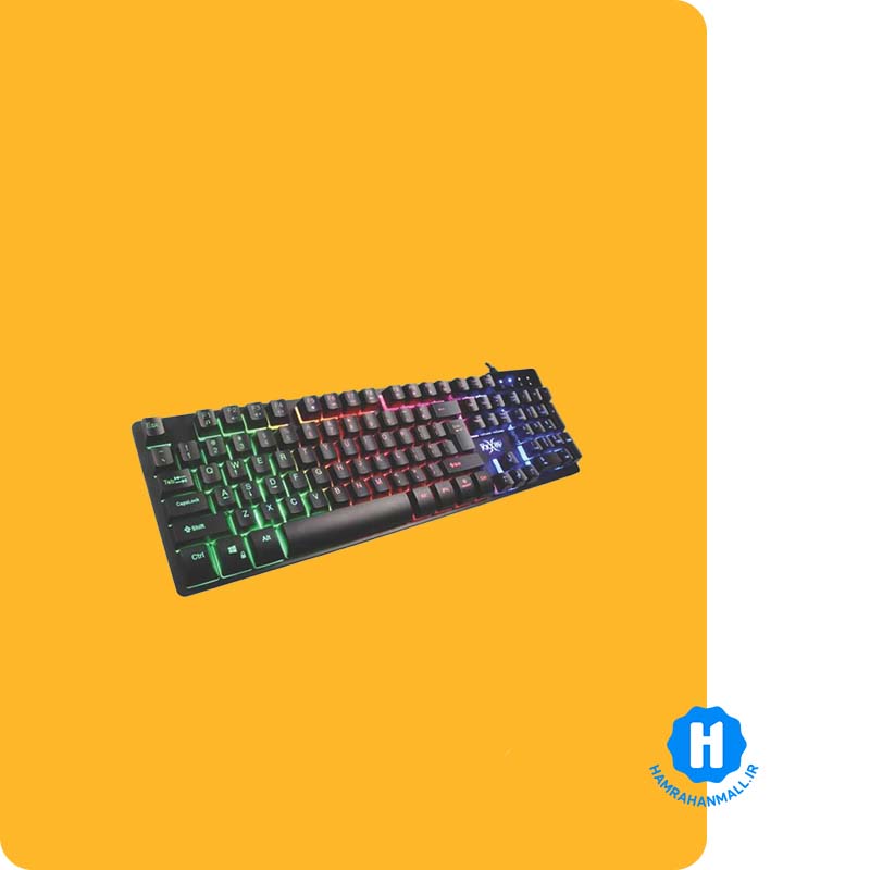 کیبورد باسیم گیمینگ فاکس ری مدل FXR-BKL-35