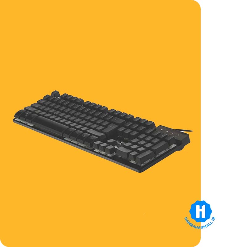 کیبورد باسیم گیمینگ فاکس ری مدل FXR-BKL-35