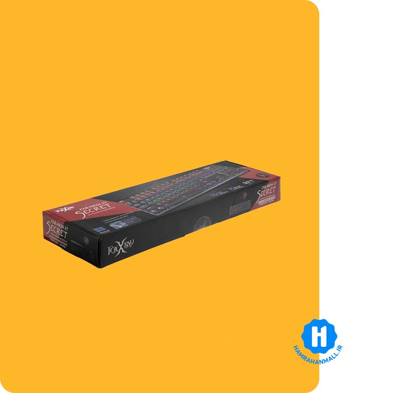 کیبورد باسیم گیمینگ فاکس ری مدل FXR-HKM-37