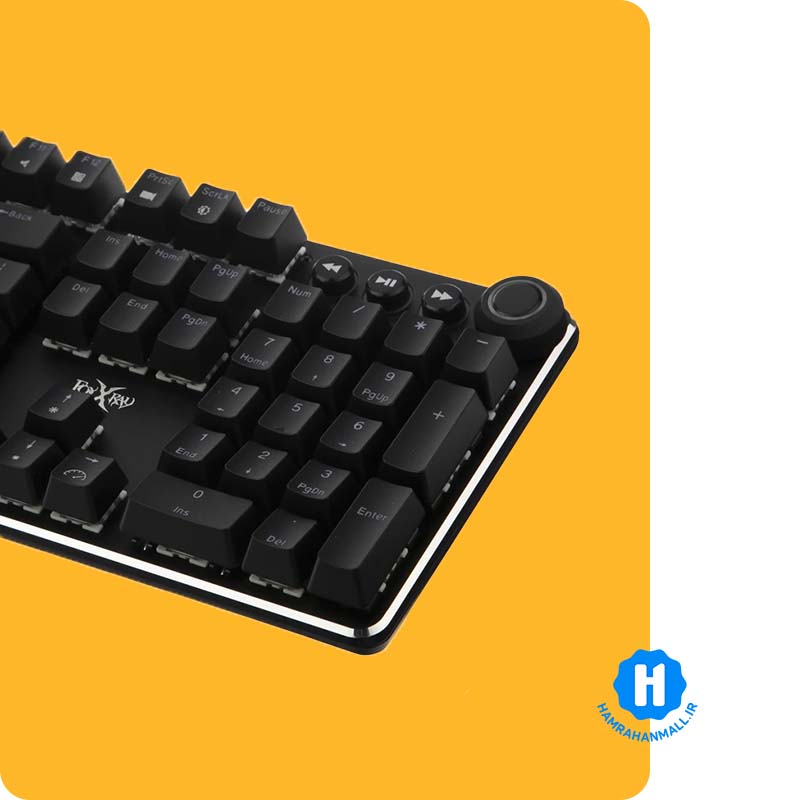کیبورد باسیم گیمینگ فاکس ری مدل FXR-HKM-61