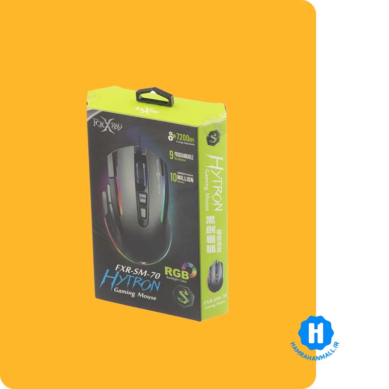 ماوس باسیم گیمینگ فاکس ری مدل FXR-SM-70