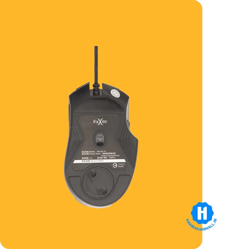 ماوس باسیم گیمینگ فاکس ری مدل FXR-SM-70
