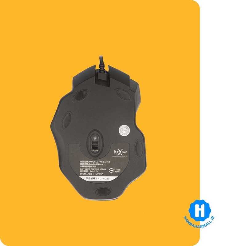 ماوس باسیم گیمینگ فاکس ری مدل FXR-SM-68