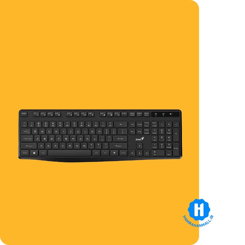 کیبورد بی‌سیم جنیوس مدل KB-7200 سوییچ ممبران