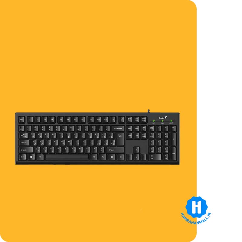 کیبورد جنیوس مدل Smart KB-100، سوییچ ممبران، Full-Size