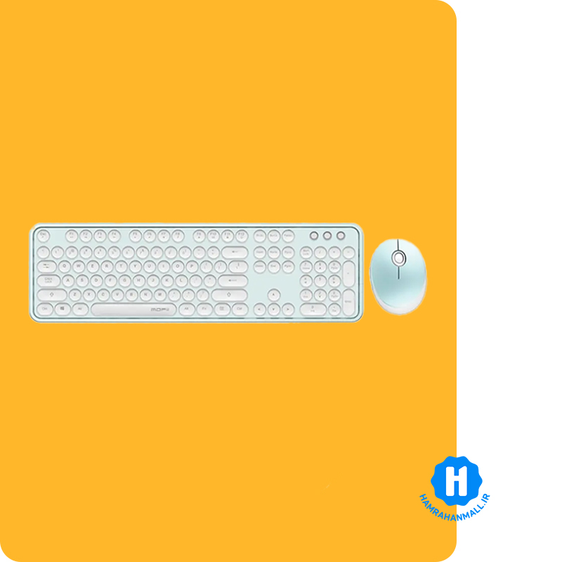 کیبورد و ماوس بی سیم مافی مدل MOFII SWEET PURE
