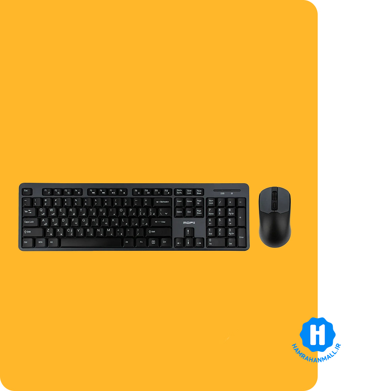 کیبورد و موس بیسیم مدل X100 برند MOFII