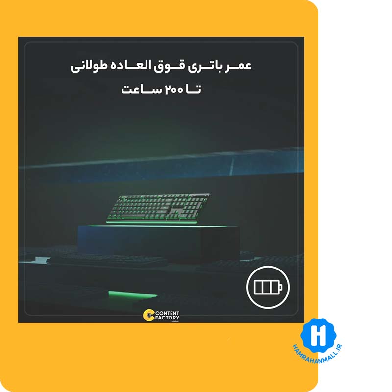 کیبورد مکانیکال گیمینگ ریزر مدل Razer DeathStalker V2