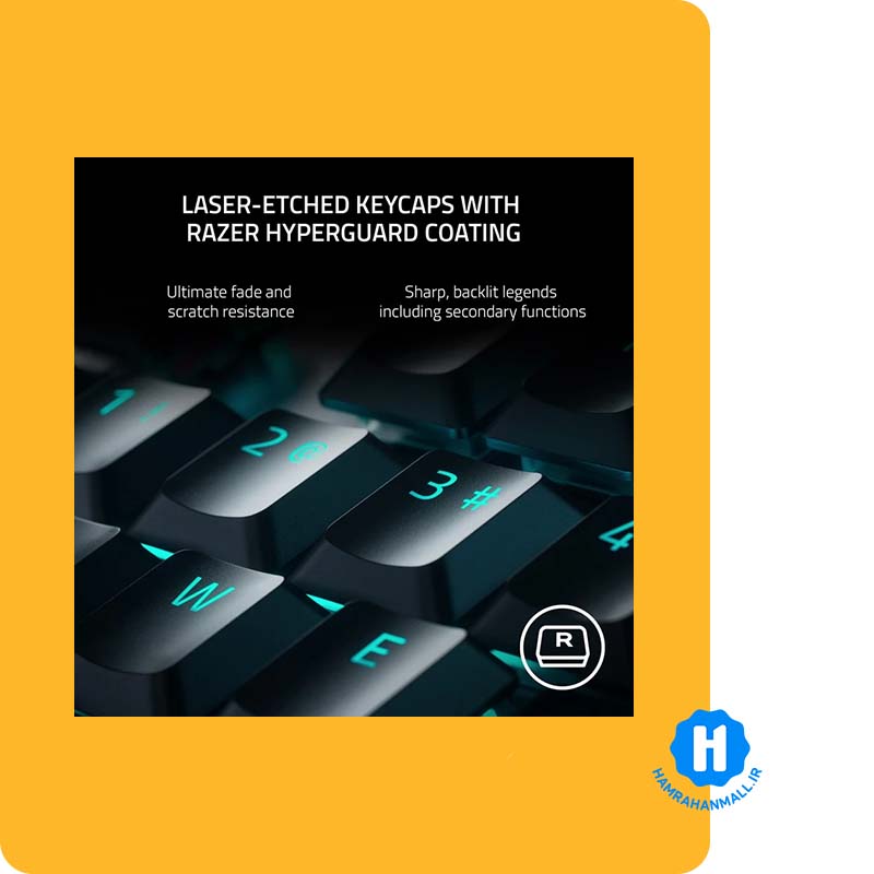 کیبورد مکانیکال گیمینگ ریزر مدل Razer DeathStalker V2