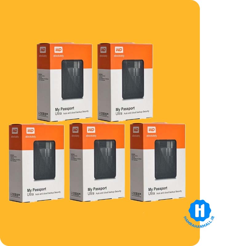 باکس هارد 2.5 اینچ USB 0.3 مدل MY PASSPORT Ultra پک 5 عددی