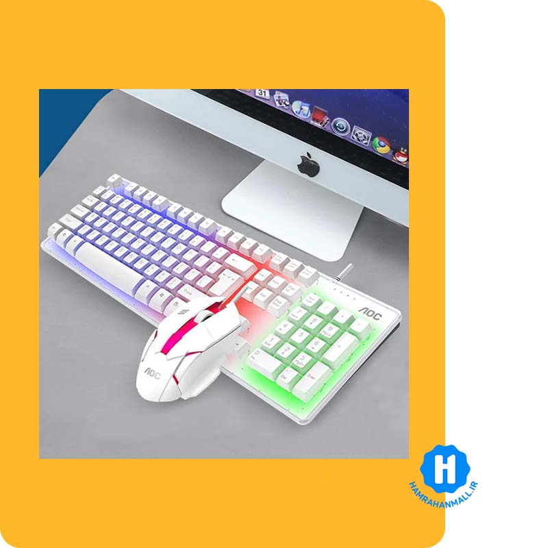 ست ماوس و کیبورد AOC مدل KM100