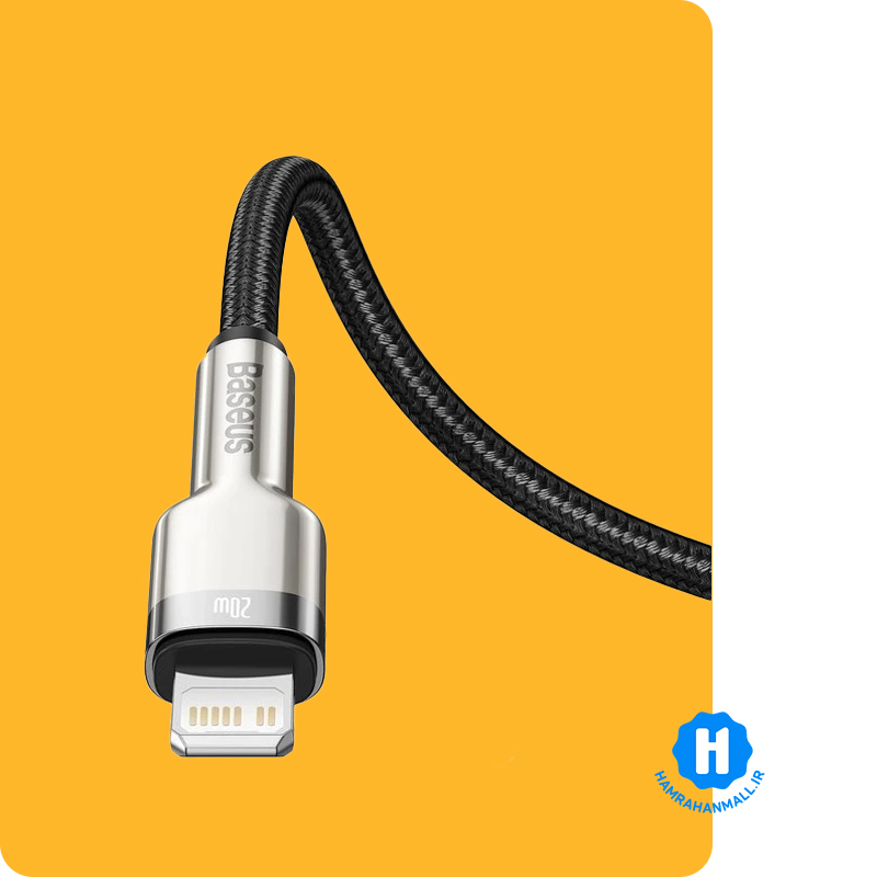 کابل تبدیل USB-C به لایتنینگ باسئوس مدل CATLJK-A01 طول 1 متر