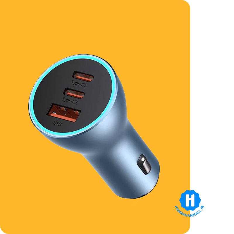 شارژر فندکی باسئوس 65W مدل CGJP010003