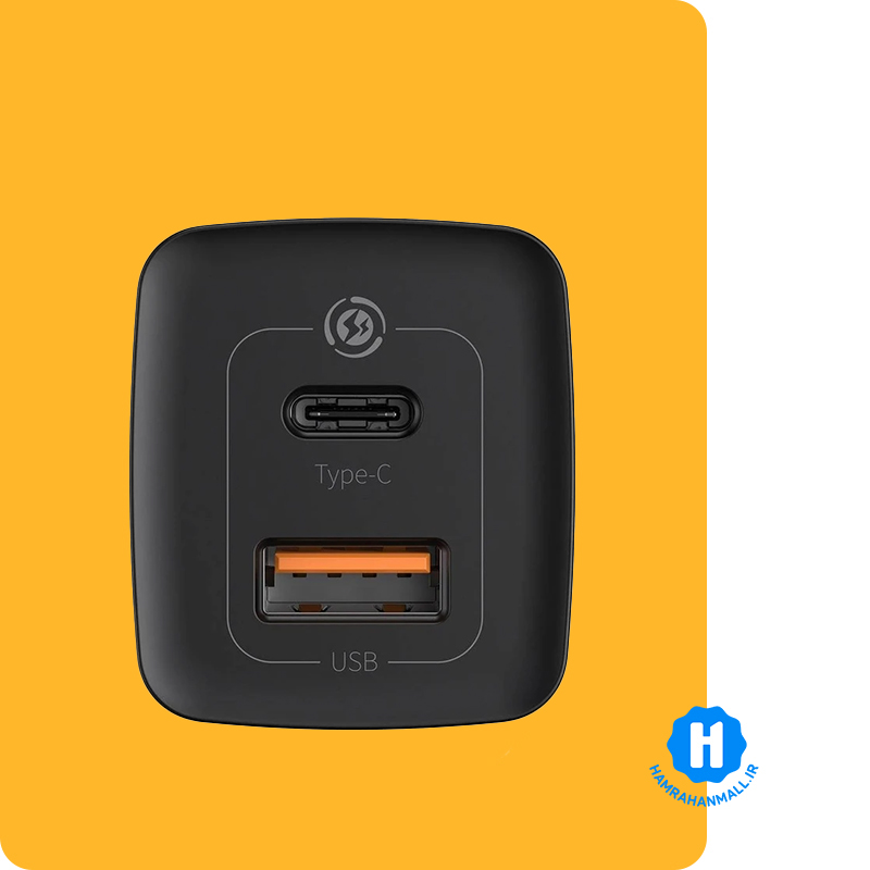 شارژر دیواری 65 وات باسئوس مدل Gan 2 Lite CCGAN2L-B01
