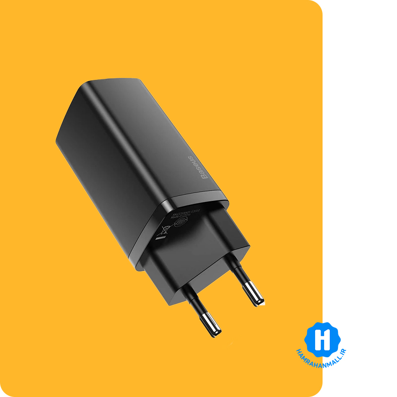 شارژر دیواری 65 وات باسئوس مدل Gan 2 Lite CCGAN2L-B01