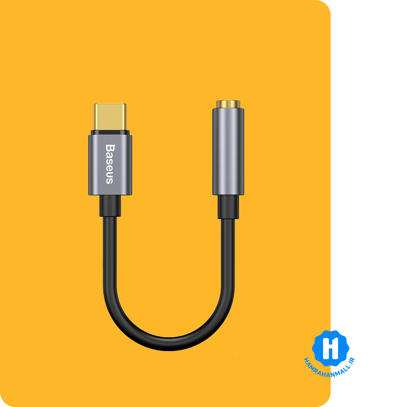 مبدل USB-C به AUX باسئوس مدل CATL54-0G