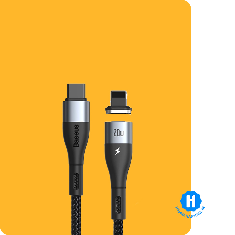 کابل تبدیل USB-C به لایتنینگ باسئوس مدل CATLXC-01 طول 1 متر