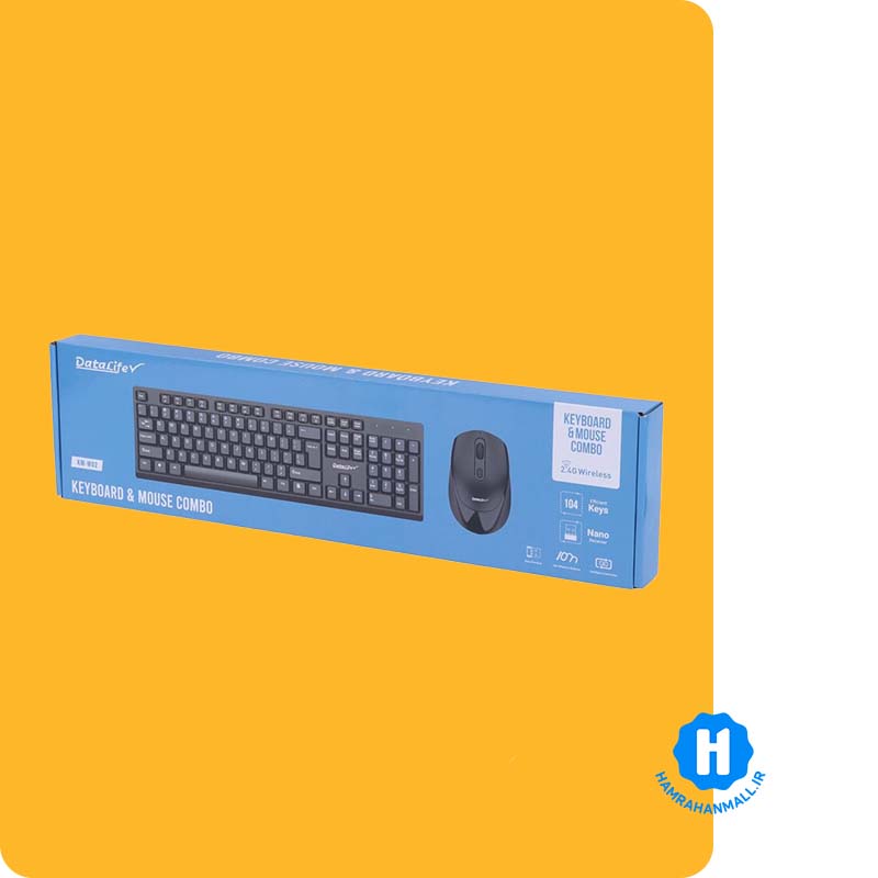 کیبورد و ماوس بی سیم دیتالایف مدل KM-W02