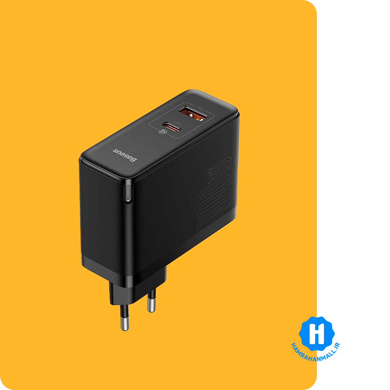 شارژر دیواری باسئوس مدل GaN5 Pro 100W CCGP090201