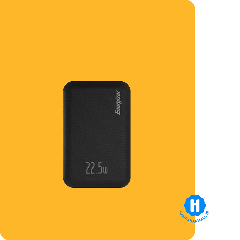 پاوربانک بی‌سیم 22.5 وات انرجایزر مدل QM10005PQ ظرفیت 10000 میلی آمپرساعت