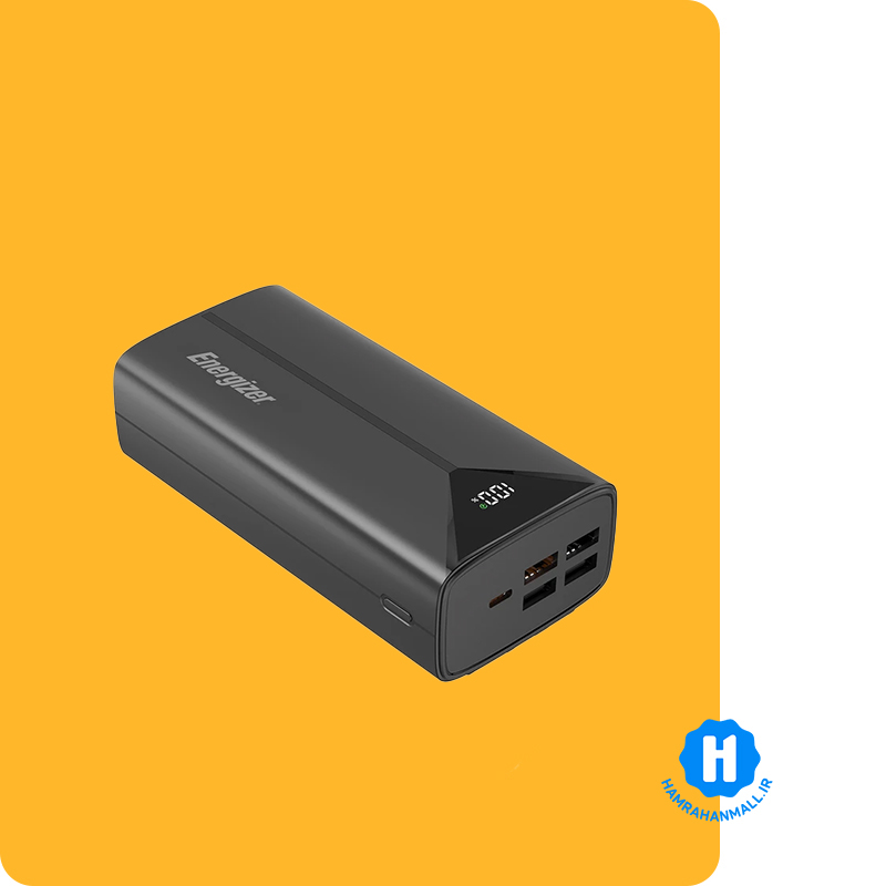 پاوربانک 45 وات انرجایزر مدل UE30078PQ ظرفیت 30000 میلی آمپر ساعت