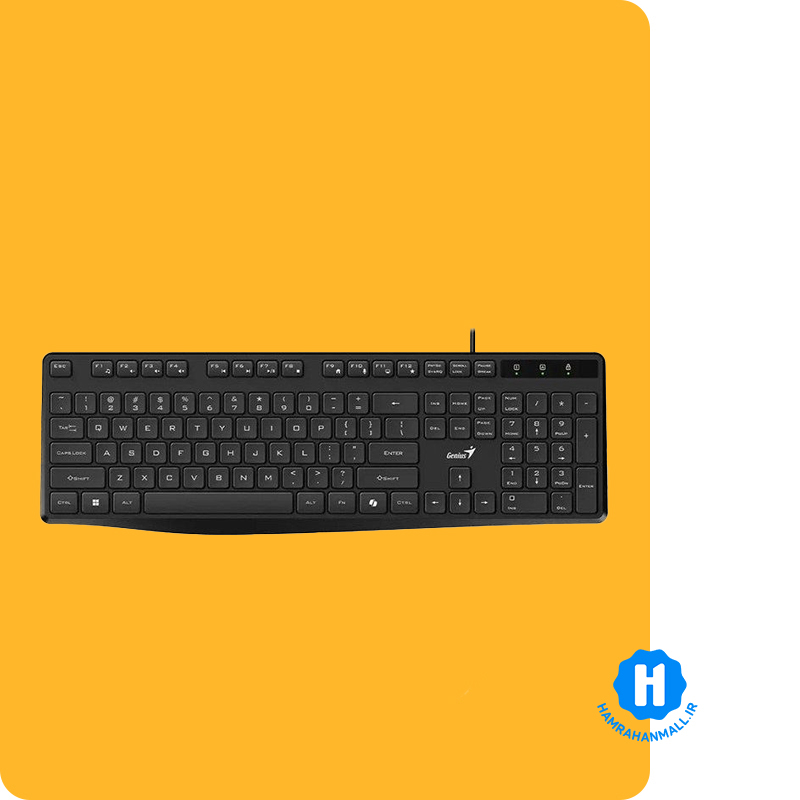 کیبورد باسیم جنیوس مدل KB-117S Silent