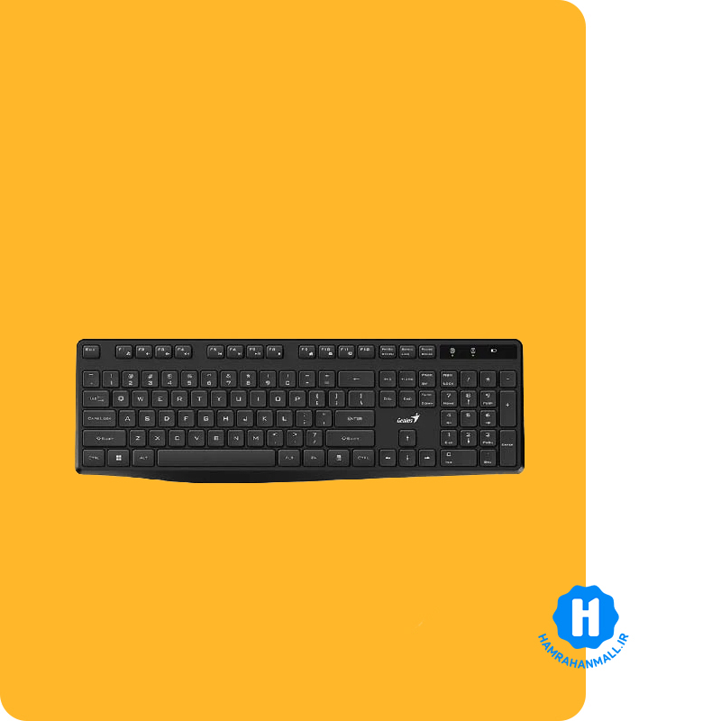 کیبورد و ماوس بی سیم جنیوس مدل KM-8206S