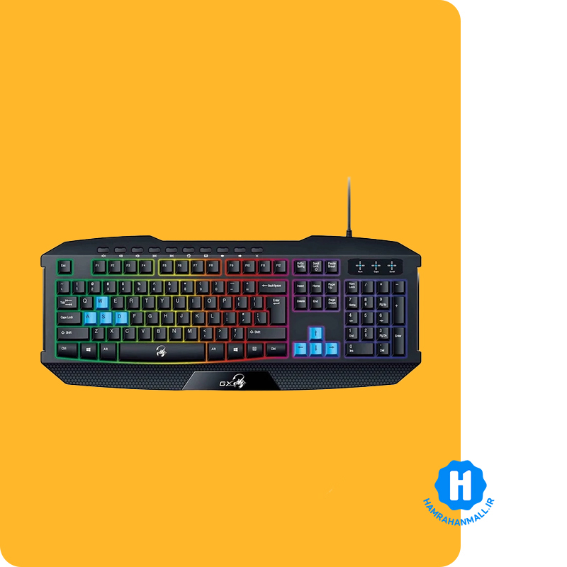 کیبورد باسیم گیمینگ جنیوس مدل Scorpion K215