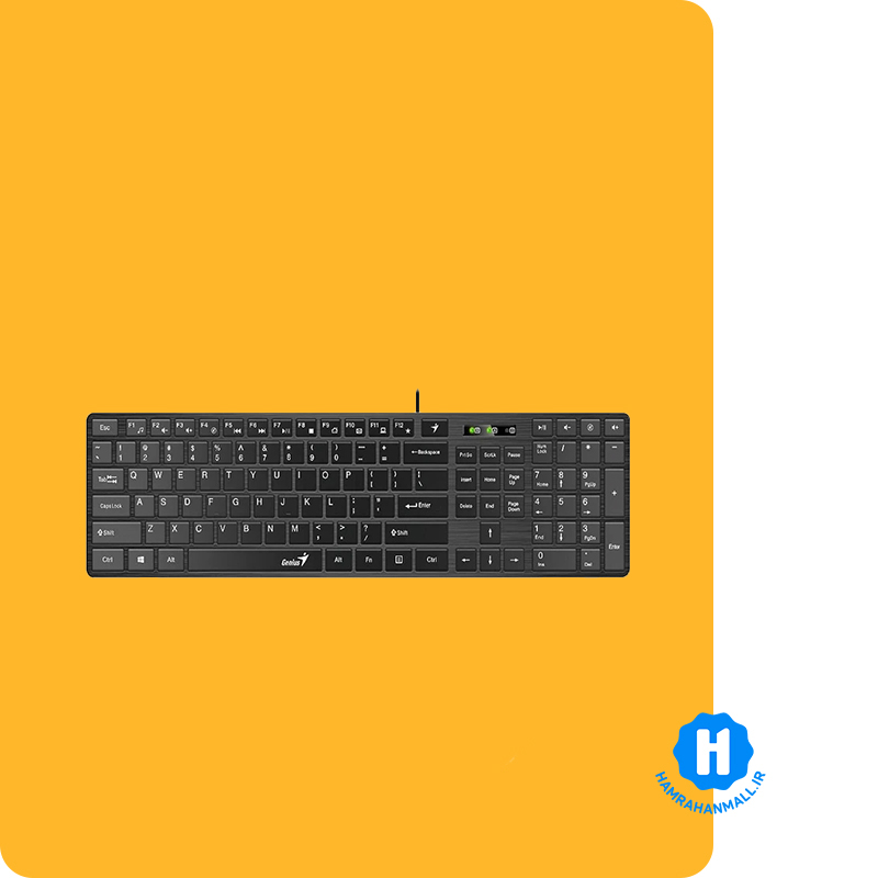 کیبورد جنیوس مدل Slim Star 126