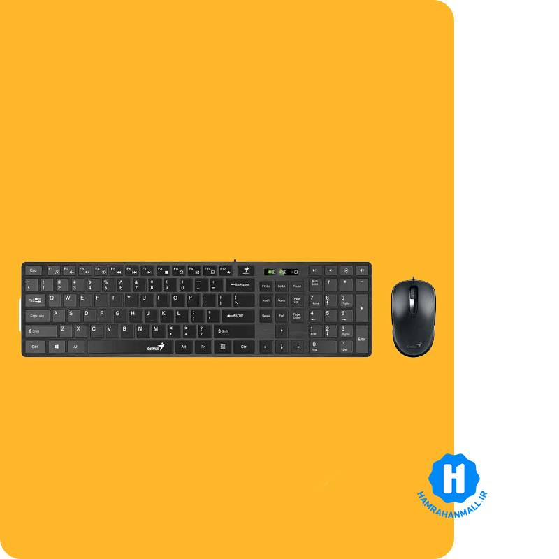 کیبورد و ماوس جنیوس مدل KM-Slim Star C126